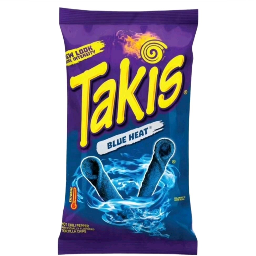Takis Azul Chili-- 2 Paquetes Grandes