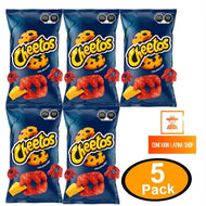 Cheetos Colmillo Queso y Chili--- 5 Bolsas Pequeñas
