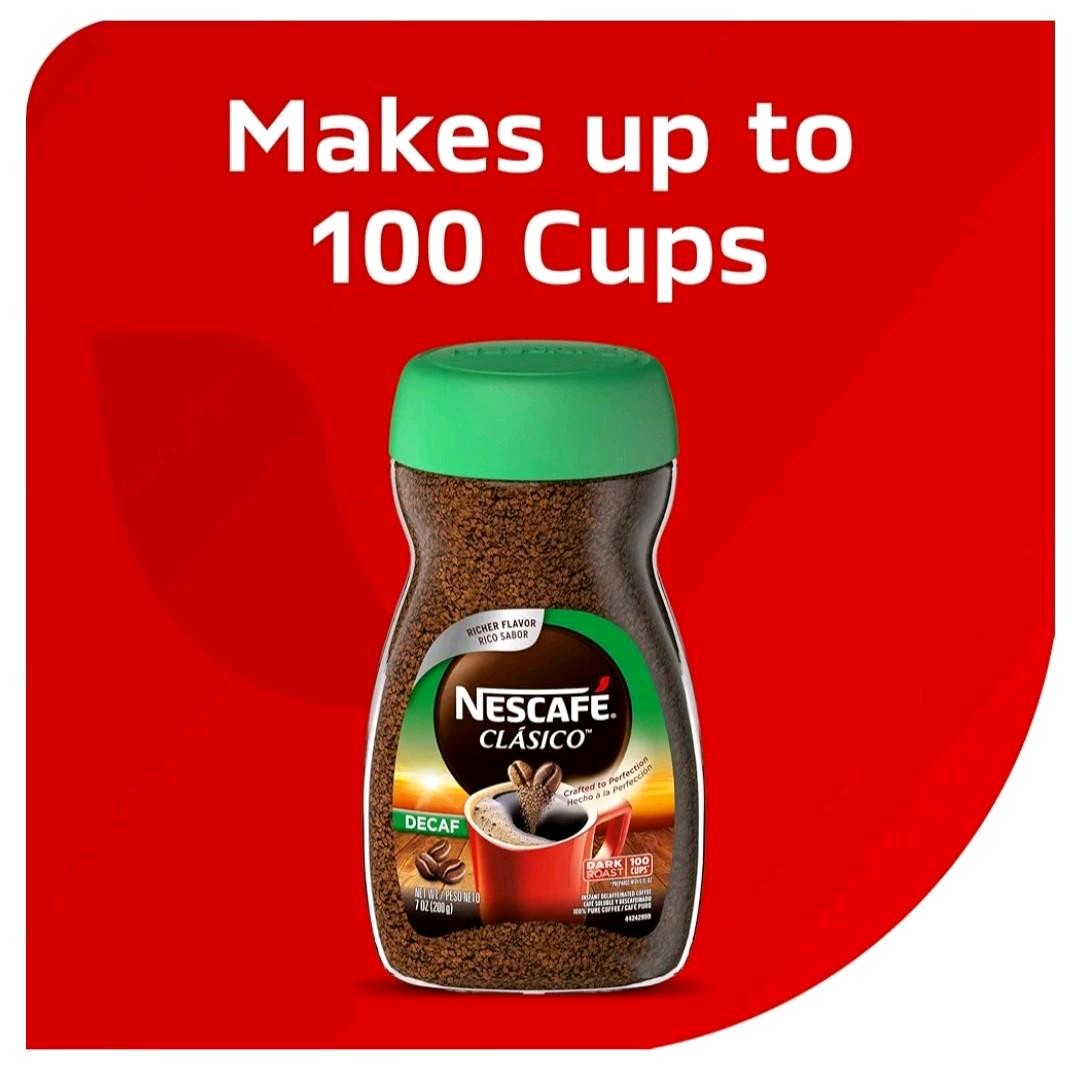 Nescafe Clasico Descafeinado 7oz