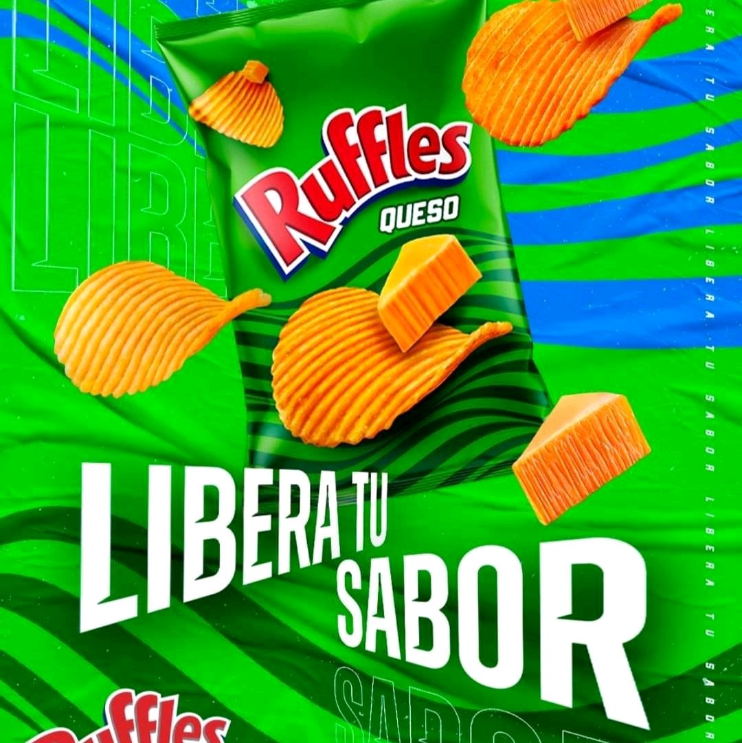 Ruffles Papas Queso.. 5 Paquetes Pequeños
